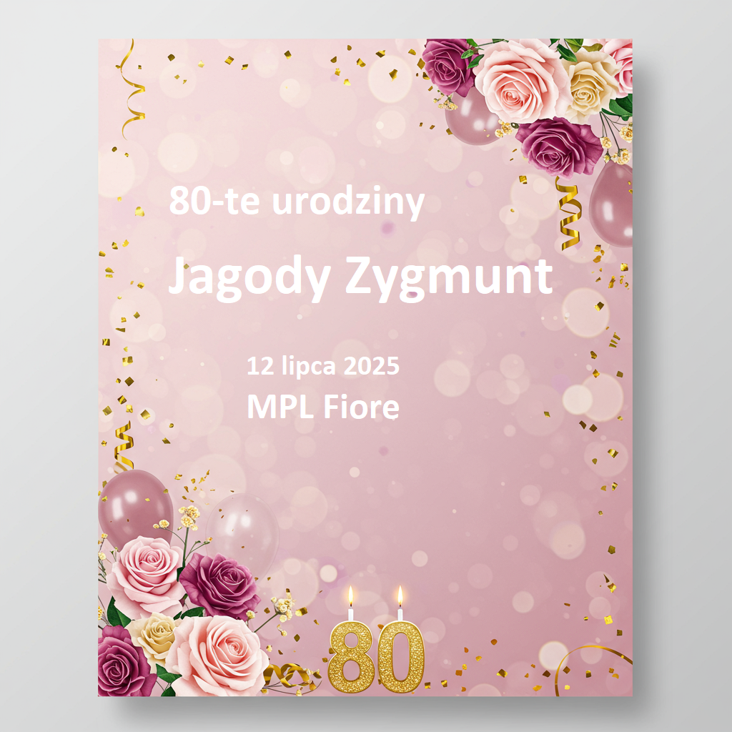 80-te urodziny Jagody Zygmunt